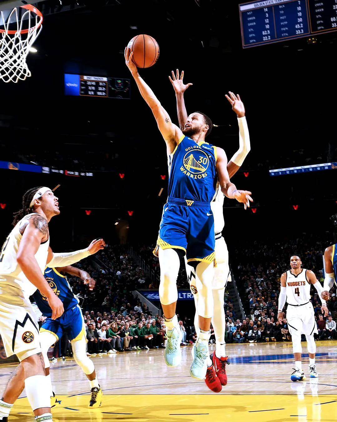 勇士大胜掘金,库里表现全面 勇士大胜掘金,库里表现全面