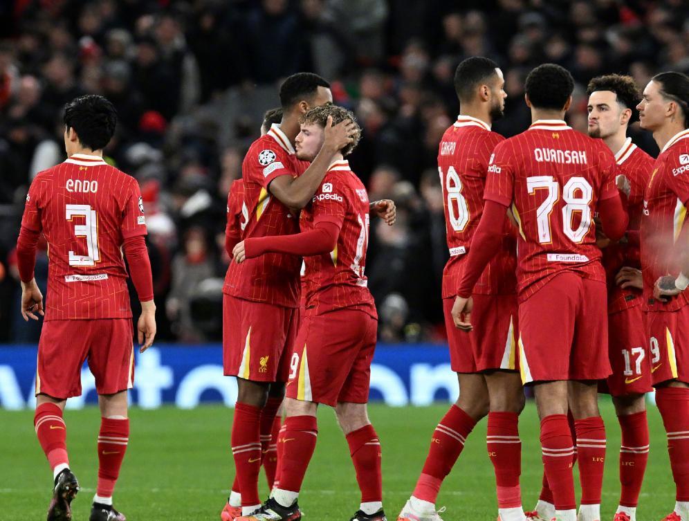 利物浦小胜纽卡在英超险胜