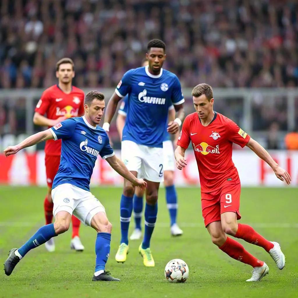 RB莱比锡轻松击败沙尔克04,德甲比赛双方悬殊实力尽显 RB莱比锡轻松击败沙尔克04,德甲比赛双方悬殊实力尽显